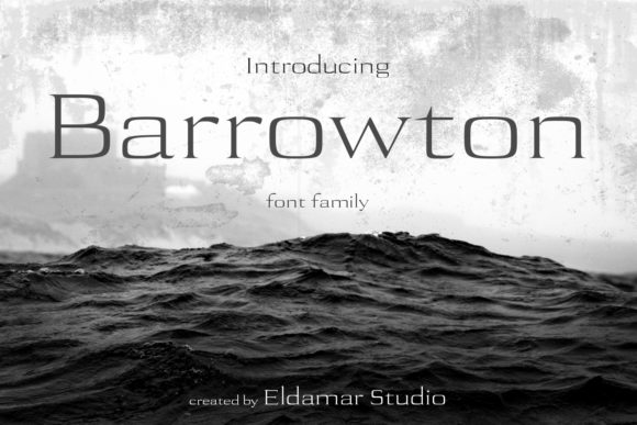 Barrowton: A Unique Thin Serif Font for Creative Projects