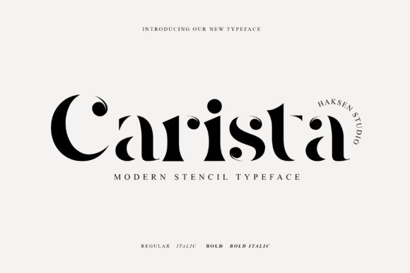 Carista: A Modern Serif Font for Crafters and Product Designers