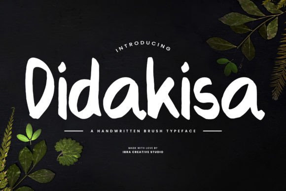 Didakisa: A Handwritten Brush Typeface for Editors