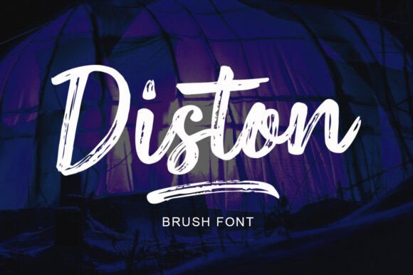 Diston Brush: A Premium Script Font for Web Design