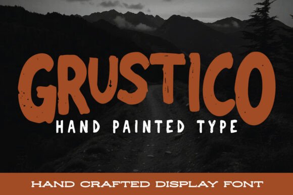 Grustico: A Bold Display Font for Editorial Impact