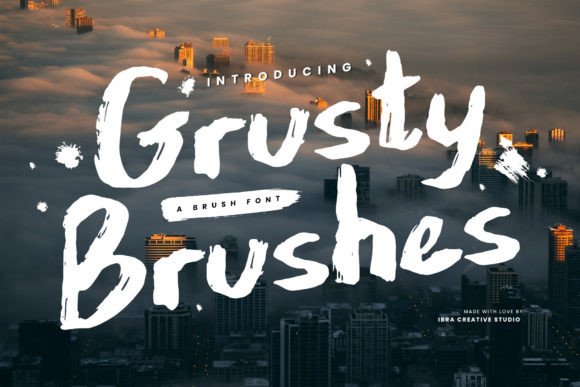 Grusty Brushes: A Rustic Script Font for Branding