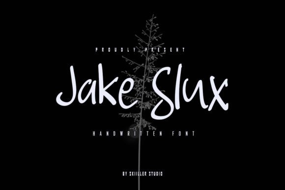 Jake Slux: A Modern Brushed Handwritten Font for Brands