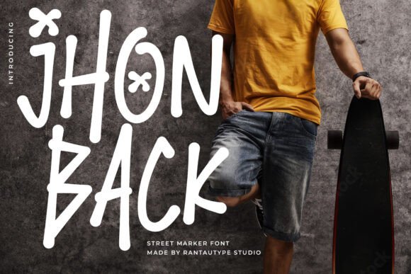 Jhon Back: A Bold Street Font for Web Design