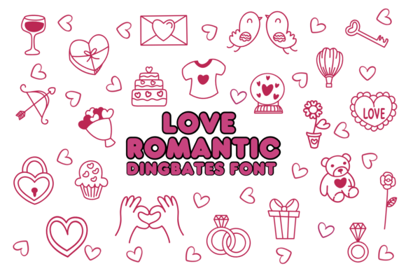Love Romantic: A Sweet Typeface for Editorial Design