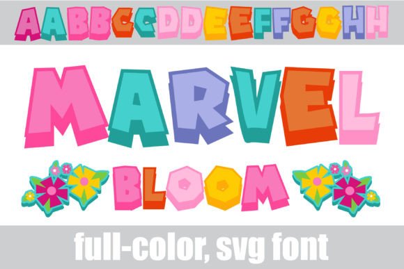 Marvel Bloom: A Spring Color Font for Marketers