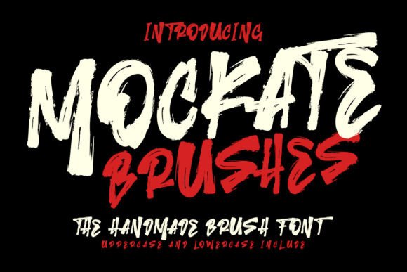 Mockate Brushes: A Dynamic Handmade Brush Font