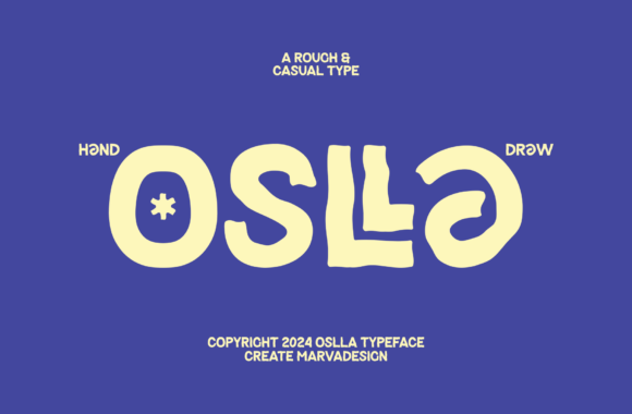 Oslla: A Bold and Dynamic Decorative Font Review