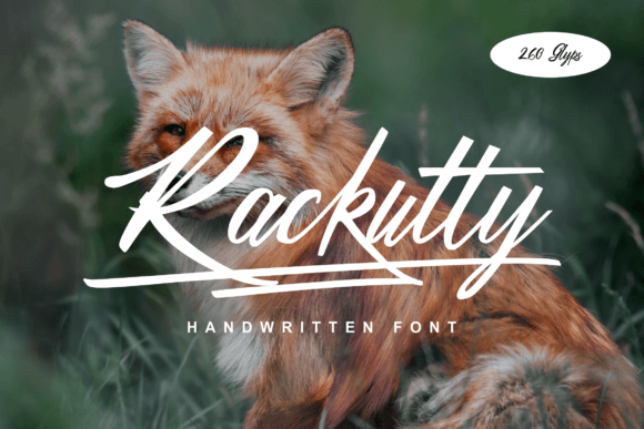Rackutty: The Ultimate Hand-Brushed Script Font for Designers
