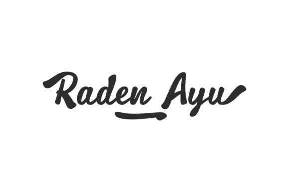 Raden Ayu: A Bold Script Handwritten Font for Makers