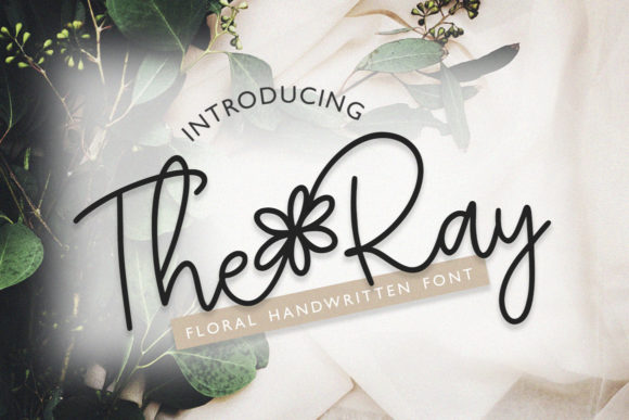 The Ray: A Floral Handwritten Font for Your Brand