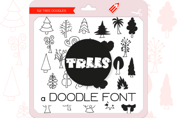 The Trees: A Charming Dingbats Font for Creative Projects