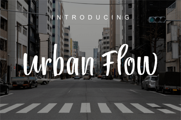 Urban Flow: A Bold Script Font for Modern Editorial