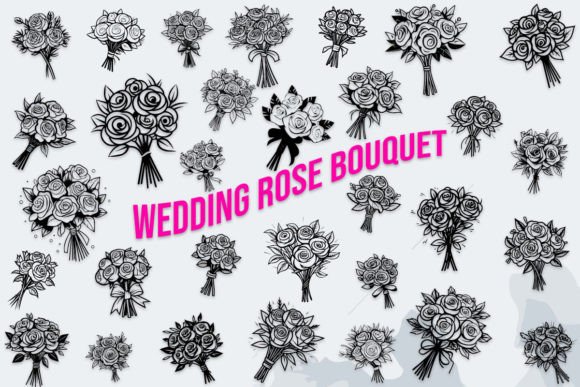 Wedding Rose Bouquet: A Romantic Font Review