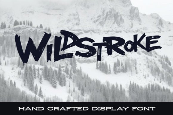Wildstroke: A Bold Display Font for Editorial Impact